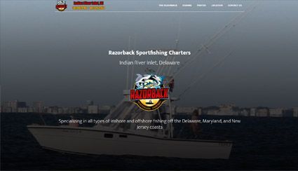 Razorback Sportfishing charter website thumbnail
